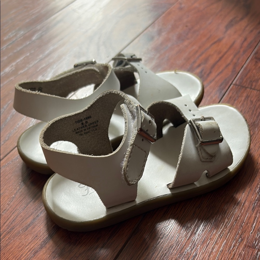 Footmates Kids White Sandals - Picture 5 of 6